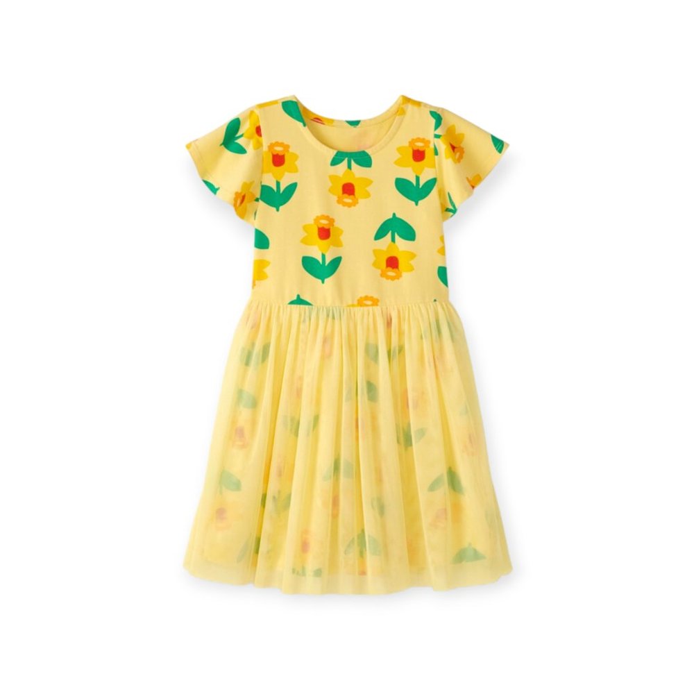 NWOT Hanna Andersson Print Tulle Dress